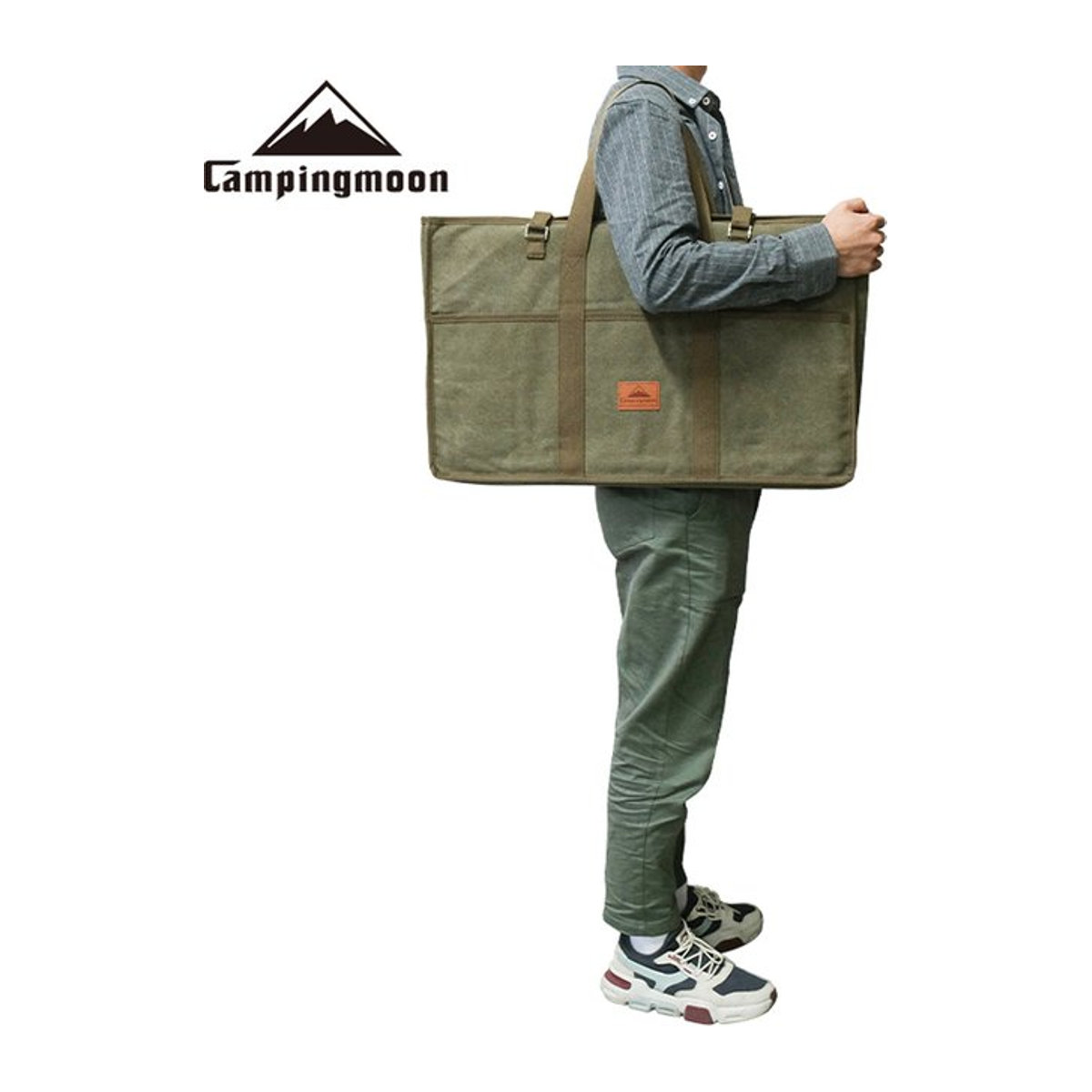 Multifunktionale Tragbare Camping-Tischtasche aus Leinwand für die Outdoor-Lagerung - Bild 1