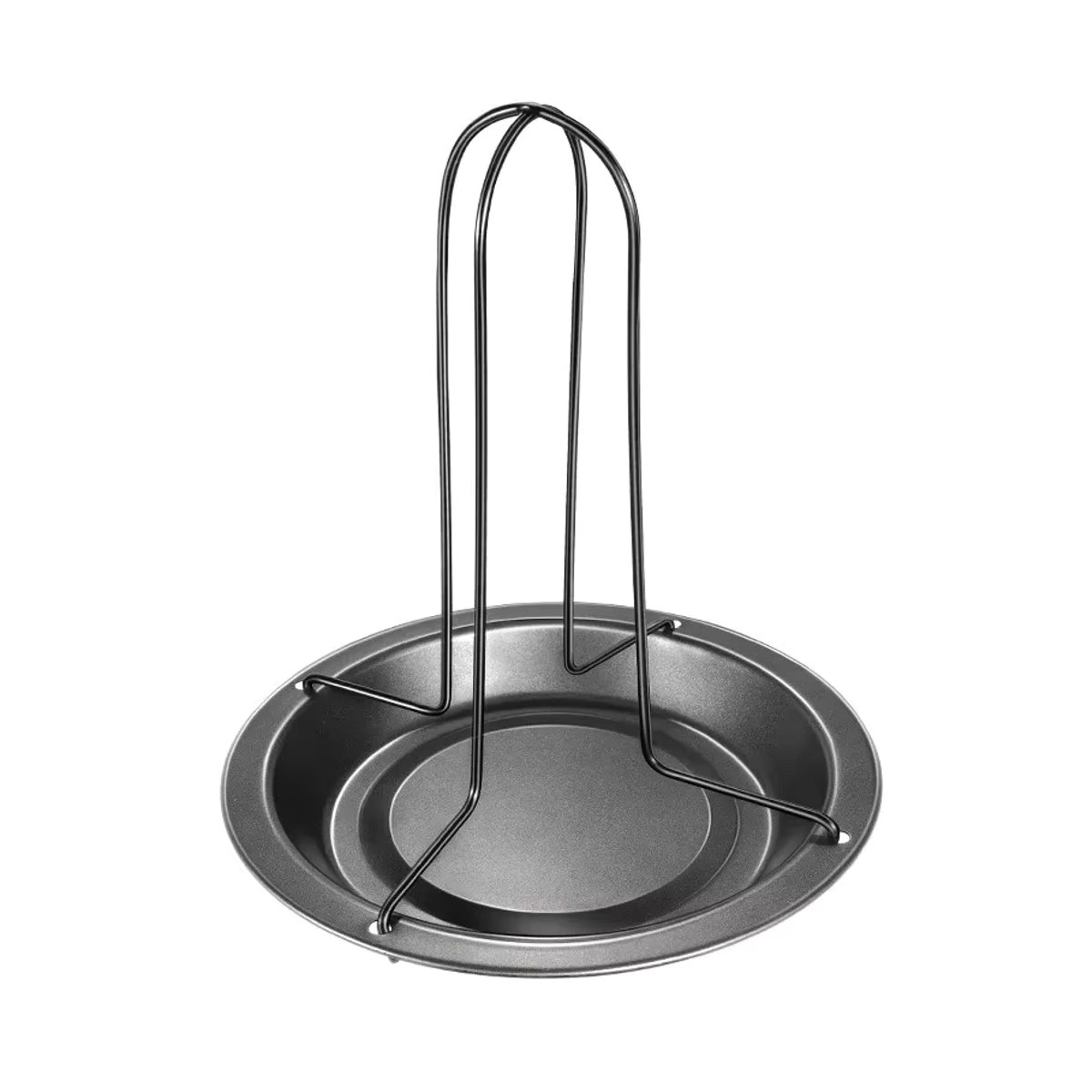 Multifunktionale tragbare Hühner-Grillplatte aus Edelstahl mit Antihaftbeschichtung und integrierter Schüssel für Küche und Outdoor - Bild 3