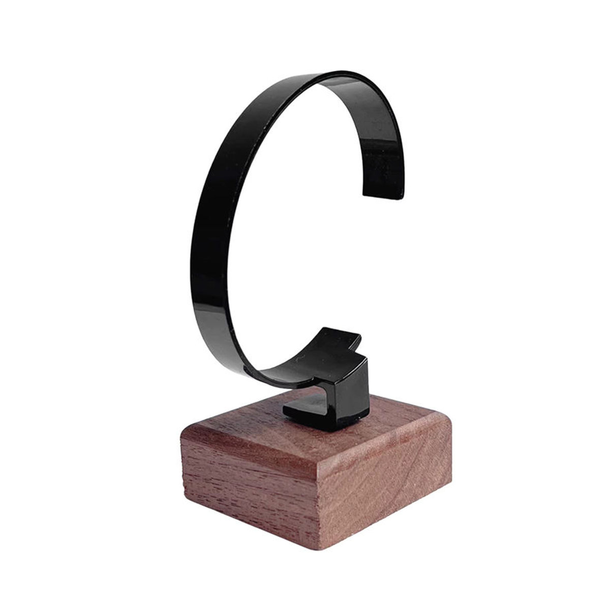 Multifunktionaler Uhrenständer von Phenovo aus Holz in Schwarz und Mehrfarbig für Schmuck, Armbänder und Armreifen im minimalistischen Design - Bild 2