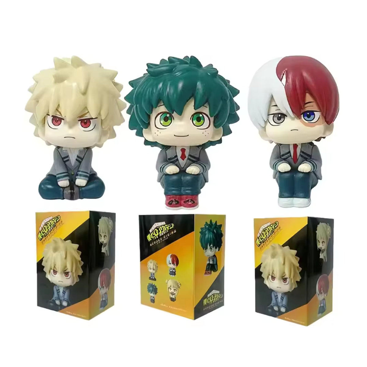 My Hero Academia Anime-Figuren aus PVC als Sammlerstücke für Tomura Shigaraki, Izuku Midoriya, Katsuki Bakugo oder Shoto Todoroki, mehrfarbig, Höhe: 9-10 cm - Bild 3