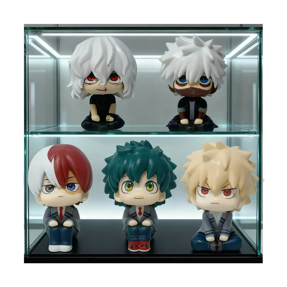My Hero Academia Anime-Figuren aus PVC als Sammlerstücke für Tomura Shigaraki, Izuku Midoriya, Katsuki Bakugo oder Shoto Todoroki, mehrfarbig, Höhe: 9-10 cm - Bild 4