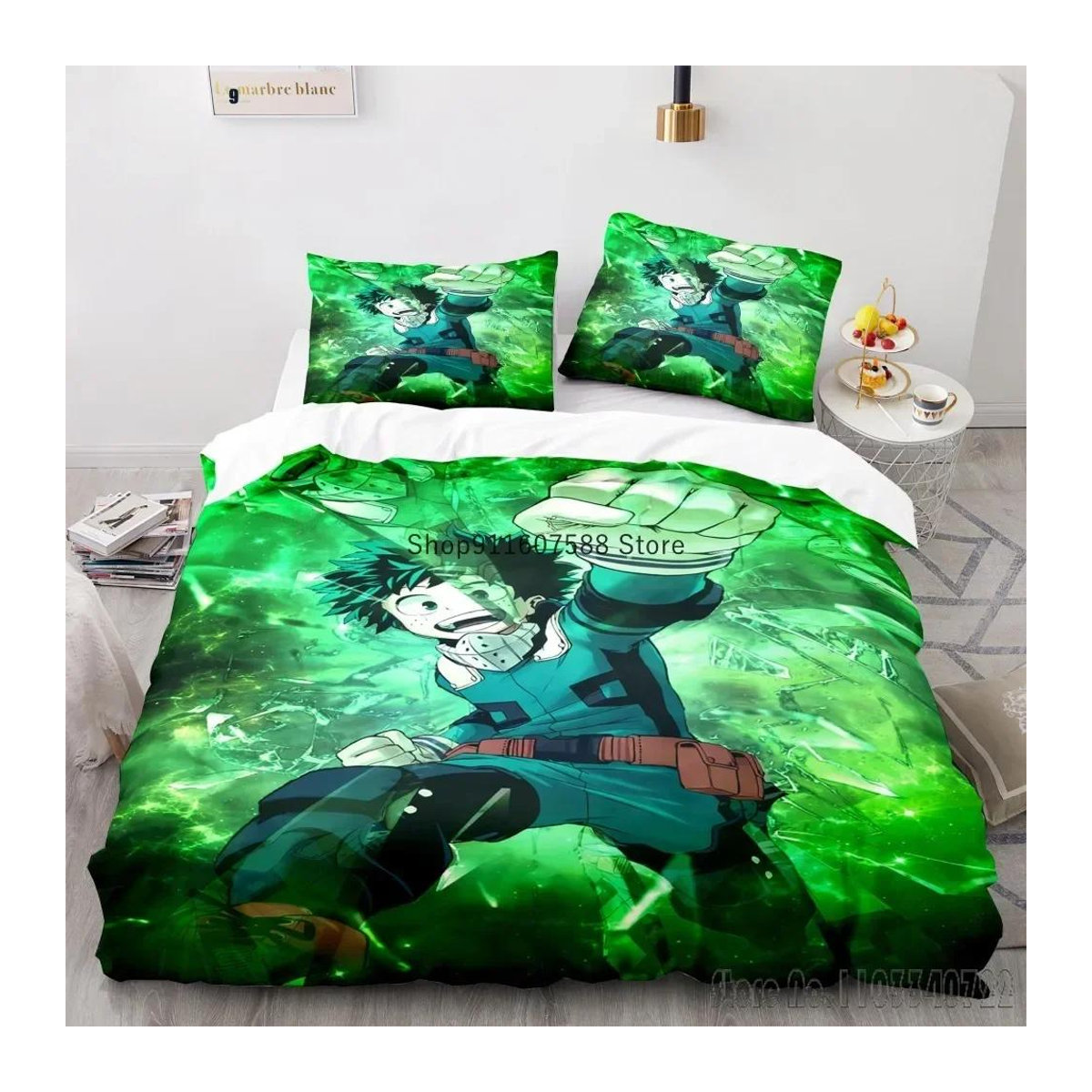 My Hero Academia Bettwäsche-Set für Kinder mit HD Deckenbezug, 3-teilig, B/B: 135 x 200 cm - Bild 1