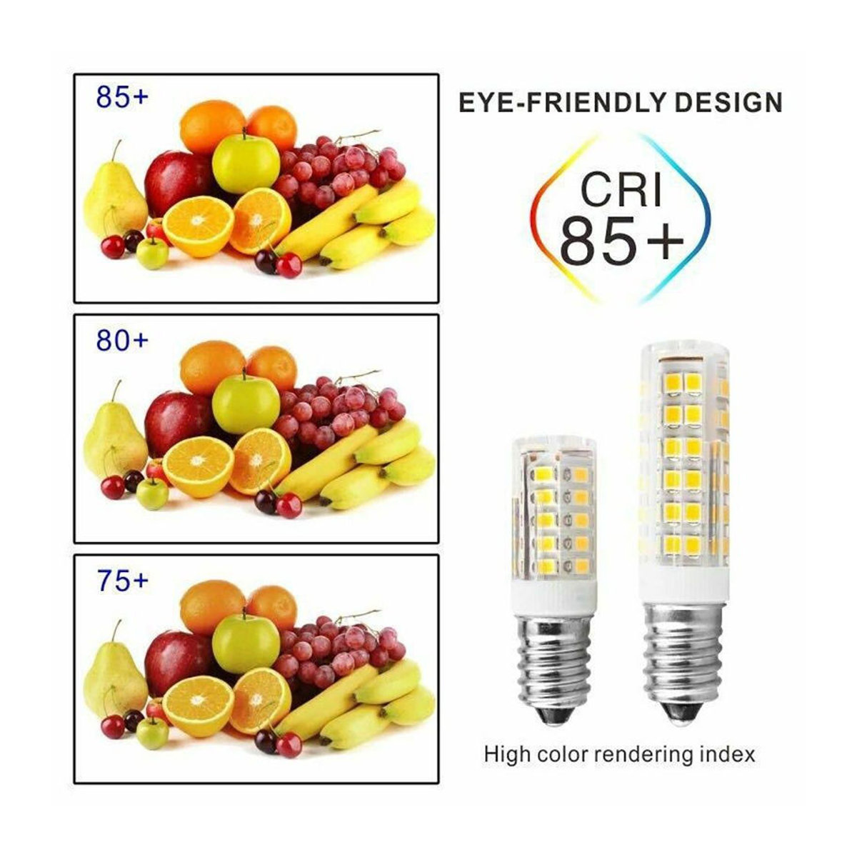 MYY E14 LED Maisbirne Gelb 9W mit 360 Grad Abstrahlwinkel als Halogen Ersatz für Kronleuchter - Bild 5