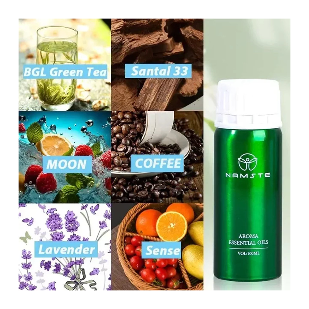 NAMASTE Ätherisches Öl Oud Wood Fruchtig 100 ml - Bild 1