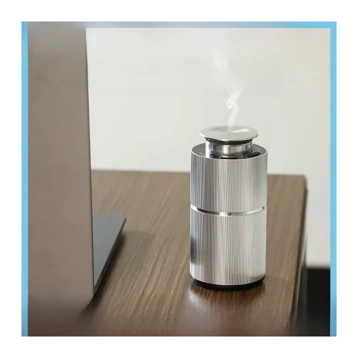 NAMASTE USB-Lade-Diffuser elektrischer Duftzerstäuber mit 20 ml Füllmenge in Schwarz und Silber - Bild 6