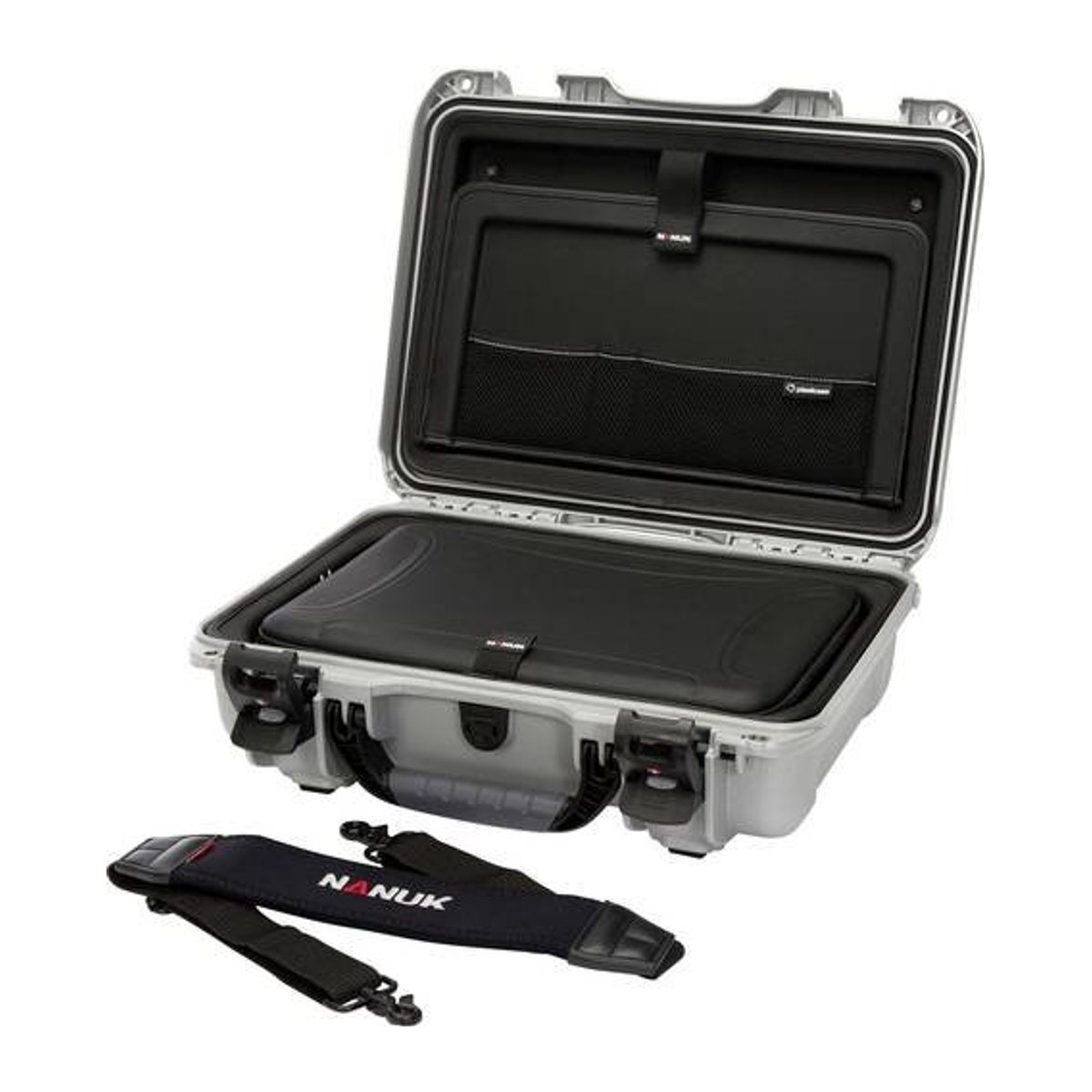 NANUK Transportkoffer Mod. 923 Silber B/H/T: 42,2 x 13,7 x 28,7 cm - Bild 1