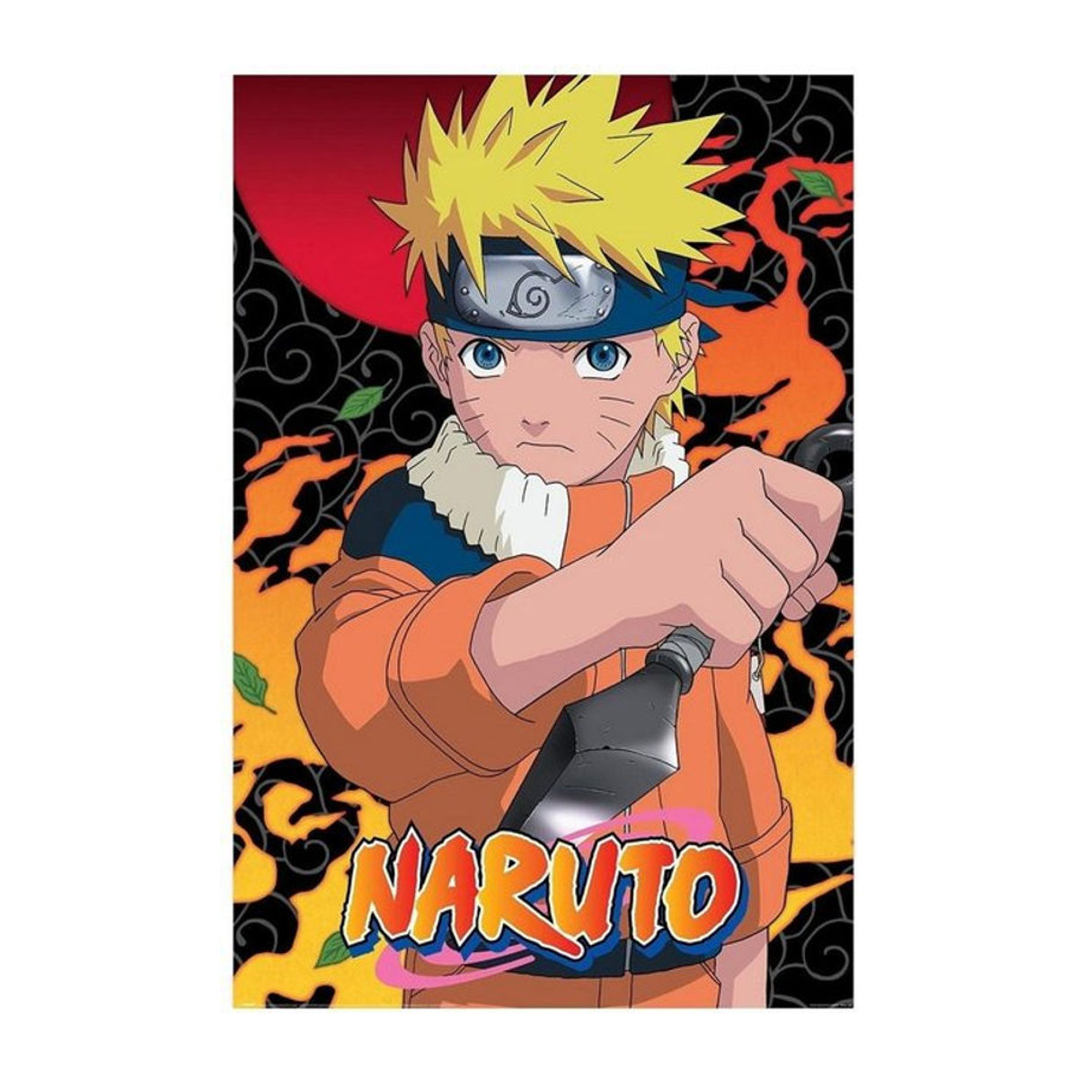 Naruto Poster aus Papier in Schwarz und Mehrfarbig, Breite: 91,5 cm - Bild 1