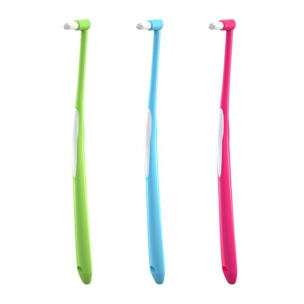 NATAWA Kieferorthopädische Interdentalbürste mit weichen Borsten für die Zahnreinigung in Rosa - Bild 1