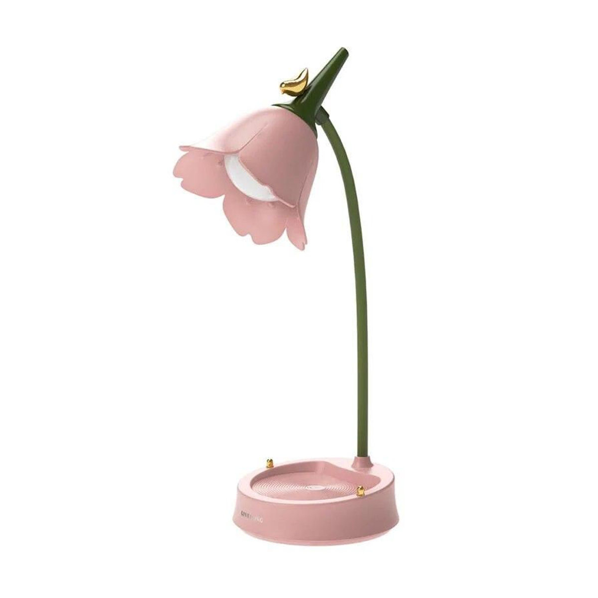 NATAWA LED Tischlampe in Blumenform mit Touch-Funktion und Augenschutz, Blau - Bild 1