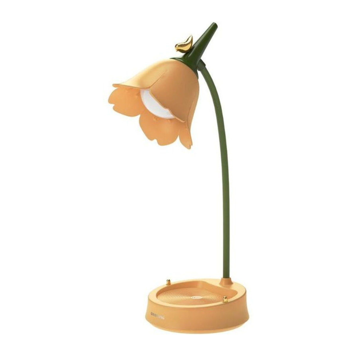 NATAWA LED Tischlampe in Blumenform mit Touch-Funktion und Augenschutz, Gelb - Bild 1