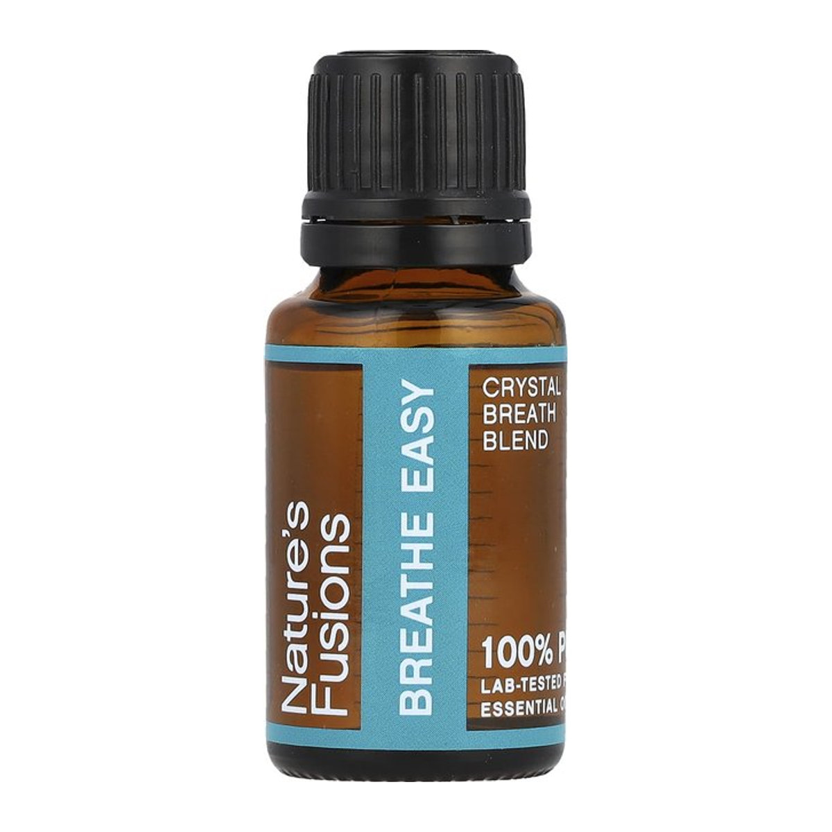 Nature'S Fusions Breathe Easy Ätherisches Öl mit Lorbeerblatt, Zitrone, Eukalyptus und Minze, 15 ml - Bild 1