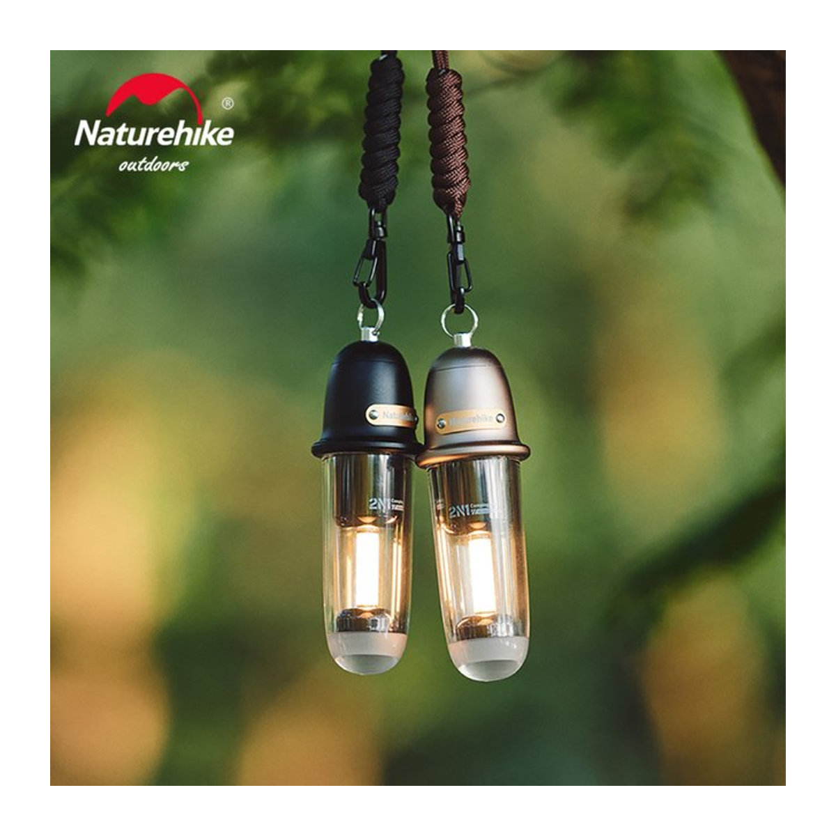 Naturehike Retro Camping Taschenlampe Wasserdicht mit Typ-C Anschluss und Umgebungslicht für Outdoor und Wandern - Bild 1