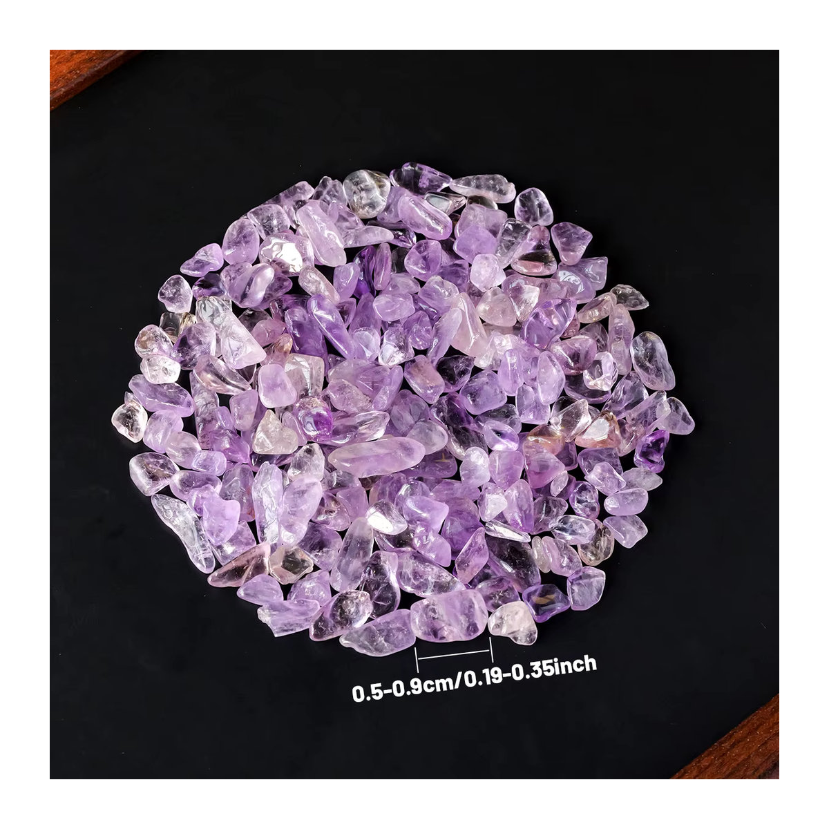 Natürliche Dream Amethyst Steine in Lila, 100 g Brasilianische Amethyst-Dekorationssteine für Aquarium und Heimbüro - Bild 2