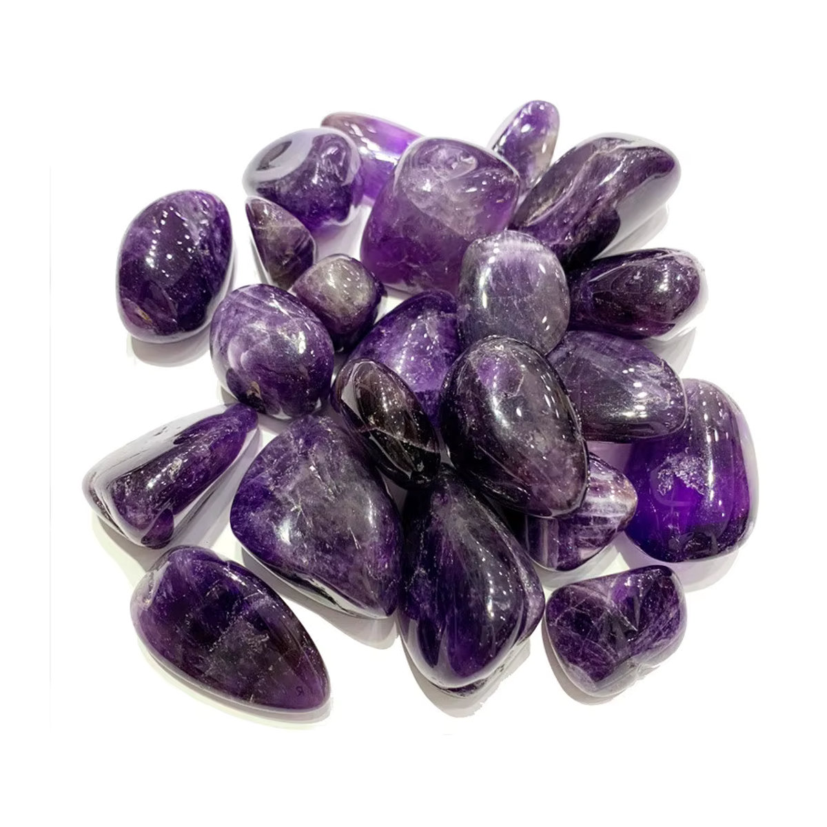 Natürlicher Amethyst-Stein von Stone Brothers in Lila, 100 g unregelmäßiger Amethyst-Kies als roher Edelstein und Mineralprobe für Aquarium oder Gartendekoration - Bild 2