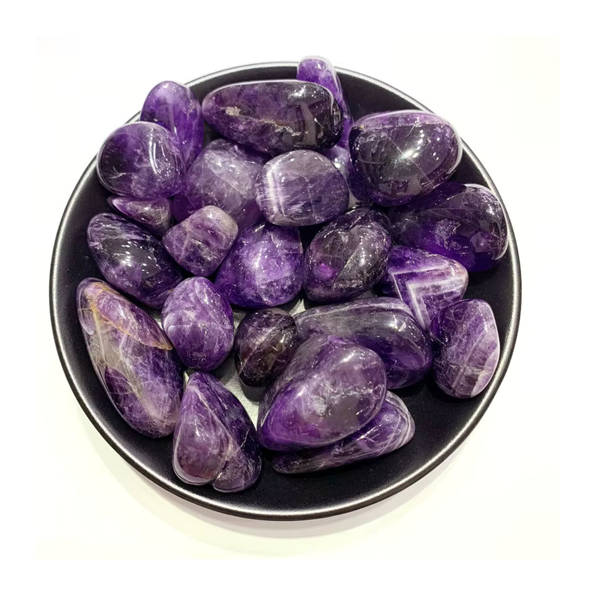 Natürlicher Amethyst-Stein von Stone Brothers in Lila, 100 g unregelmäßiger Amethyst-Kies als roher Edelstein und Mineralprobe für Aquarium oder Gartendekoration - Bild 4