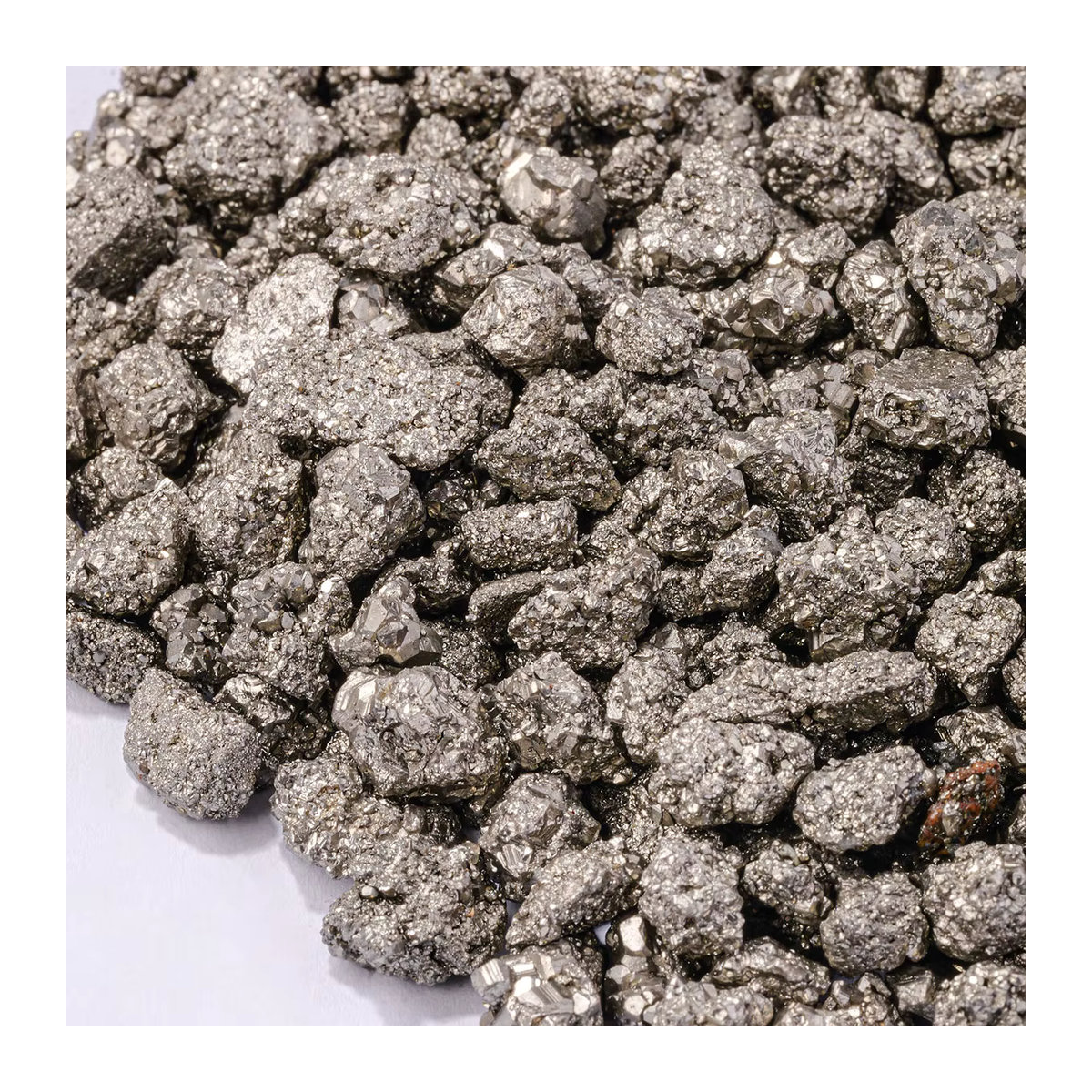 Natürlicher Pyrit feiner Sand als Dekosand in Silber, 100 g - Bild 3
