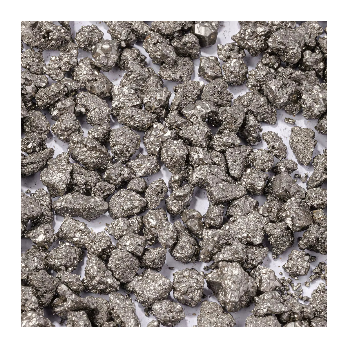 Natürlicher Pyrit feiner Sand als Dekosand in Silber, 100 g - Bild 4