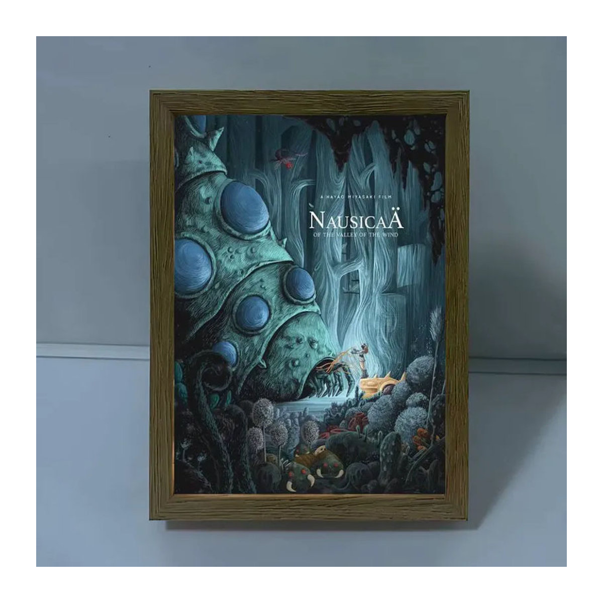 Nausicaa Of The Valley Of The Wind DIY Klebeposter Mehrfarbiger Wandaufkleber aus Papier und Holz für deine Wanddekoration - Bild 2
