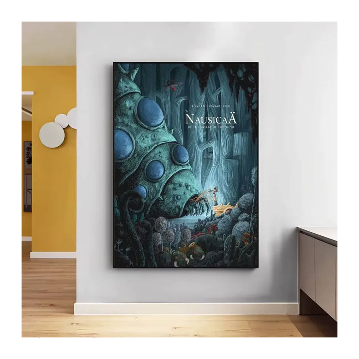 Nausicaa Of The Valley Of The Wind DIY Klebeposter Mehrfarbiger Wandaufkleber aus Papier und Holz für deine Wanddekoration - Bild 3