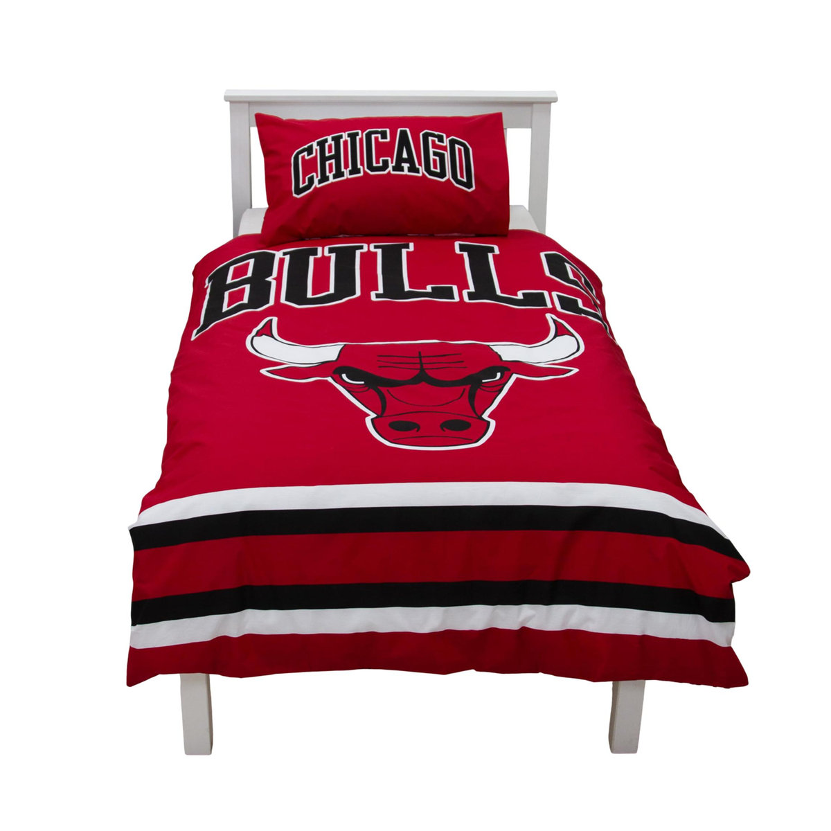 NBA Chicago Bulls Wendebettwäsche-Set Double rot/schwarz - Bild 2