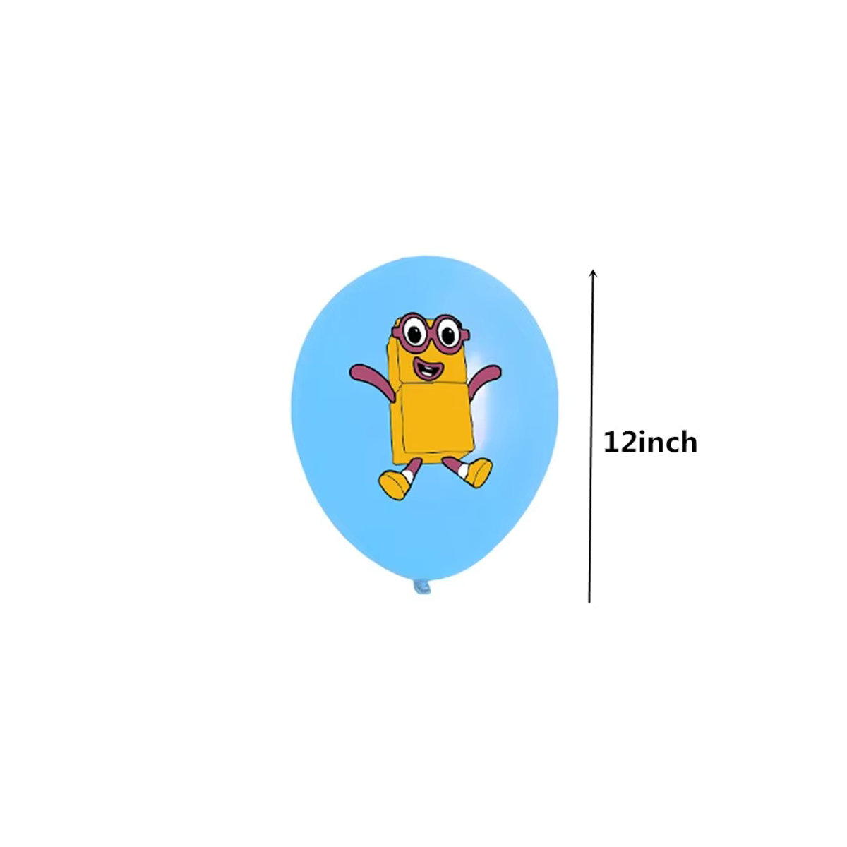 NBlocks Mehrfarbige Latex Ballons Rund für Kinderpartys und festliche Events, 10er Paket, Durchmesser: 30,48 cm - Bild 2