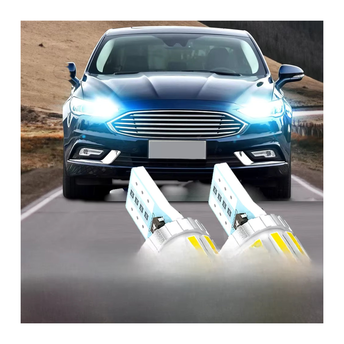 Neallor LED Umriss Licht Lampe W5W T10 Set für Ford C-Max Fusion Focus Fiesta Galaxy Ka Kuga Mondeo Ranger S-Max und Mustang - Bild 7