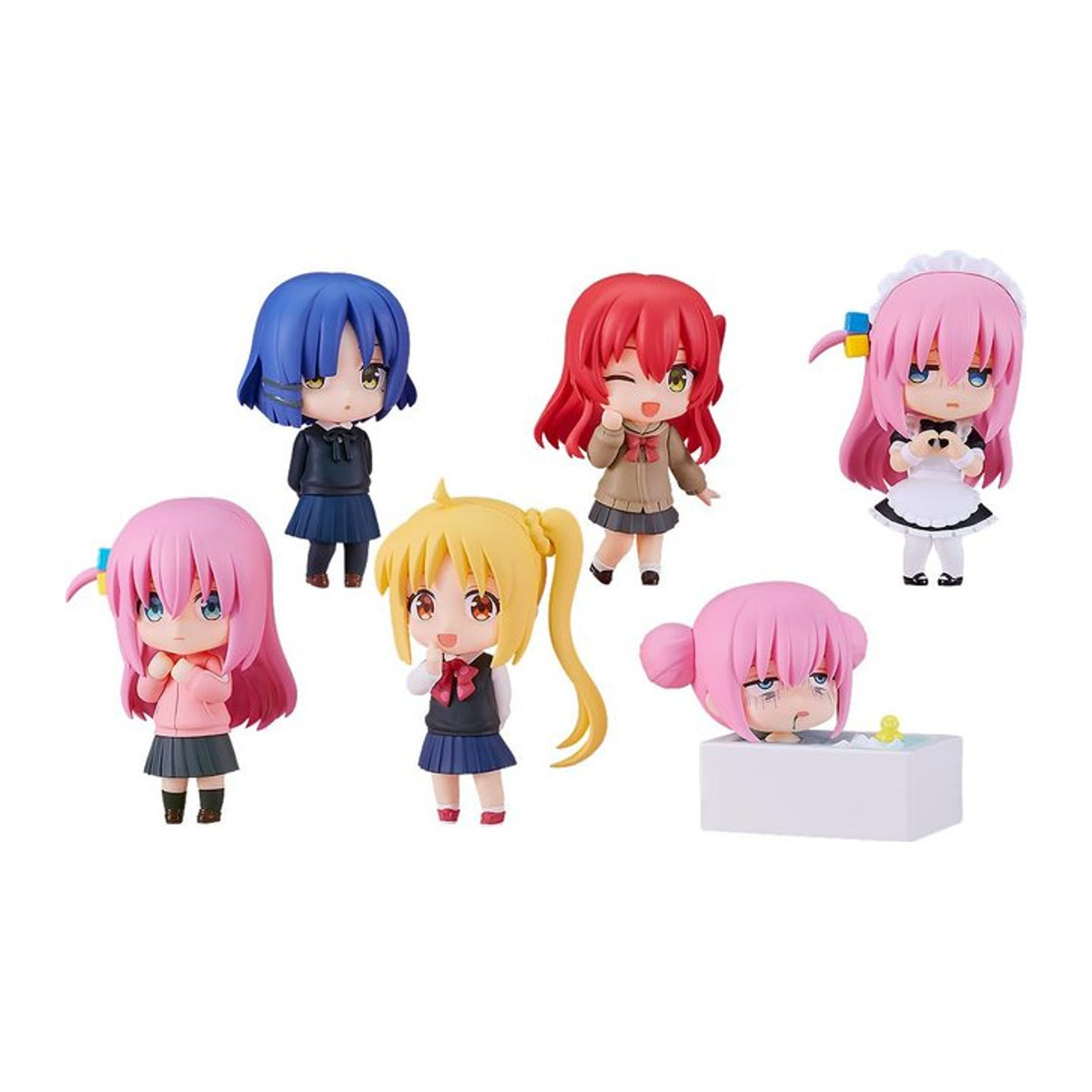 Nendoroid Surprise Bocchi Rock! Anime Figuren Set von OMIYA SELECT JAPAN, 6er Pack, Multicolor, aus Plastik - Bild 1