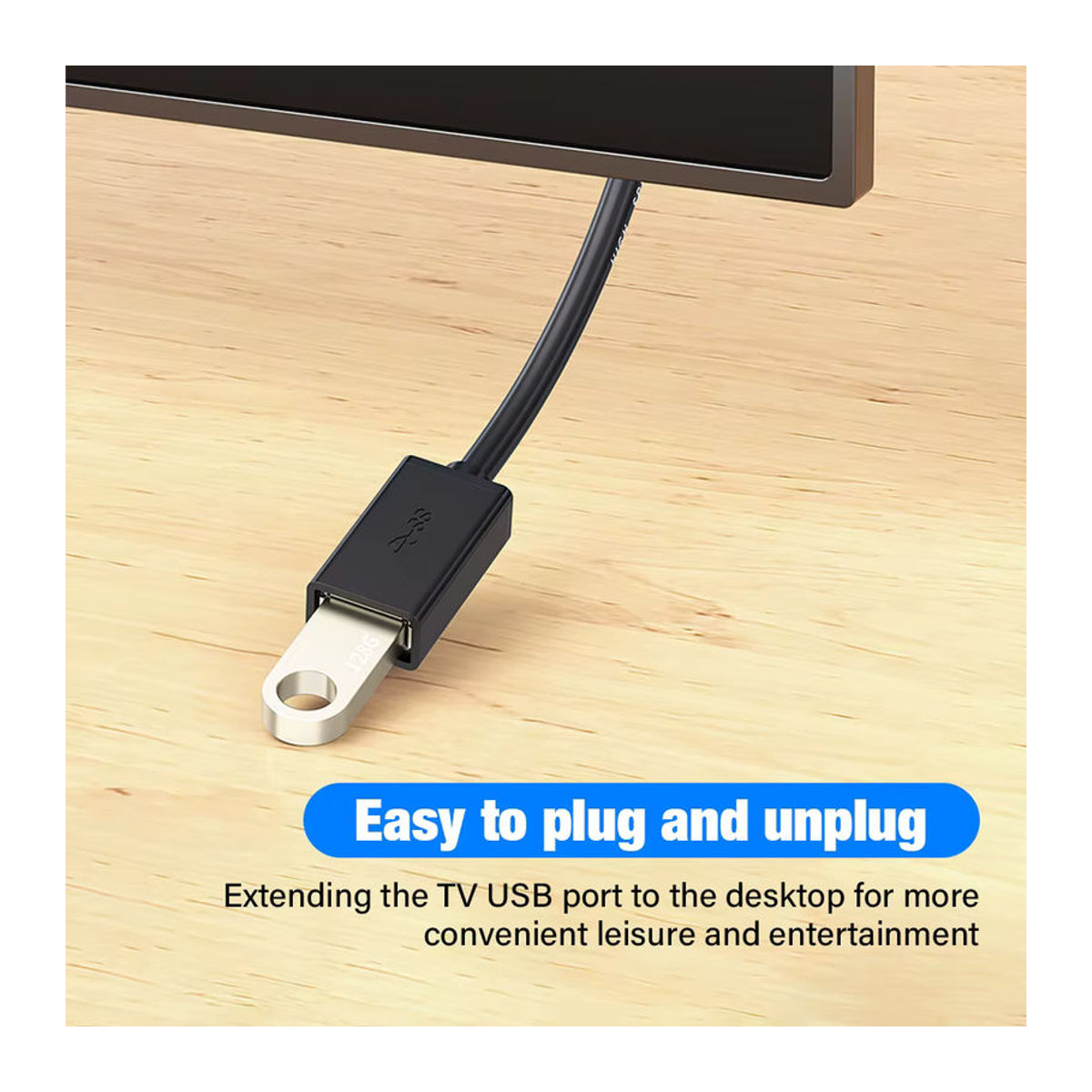 Nephy USB 3.0 Verlängerungskabel Datenkabel Schwarz 0,5 m bis 5 m - Bild 6