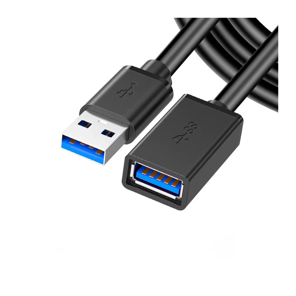 Nephy USB 3.0 Verlängerungskabel Datenkabel Schwarz 0,5 m bis 5 m - Bild 7