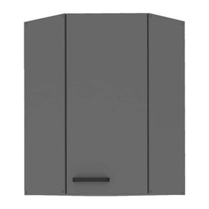 NESSA Eckhängeschrank Anthrazit mit Drehtüren für deine moderne Küchenzeile B/T/H: 60 x 60 x 60 cm
