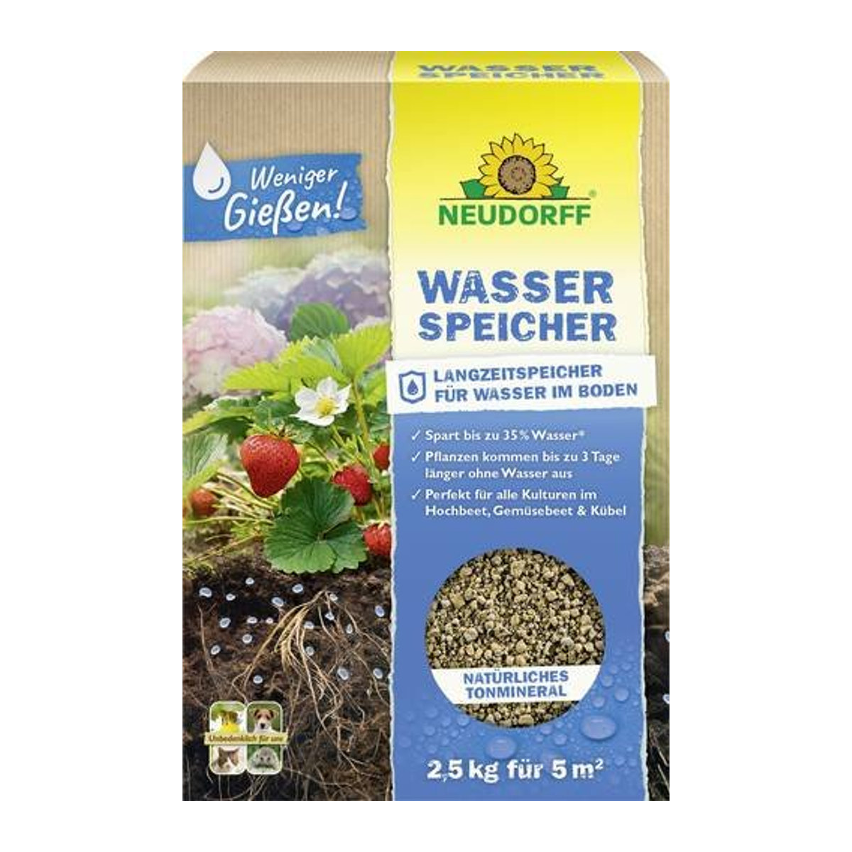 Neudorff 01399 Wasserspeicher aus Ton 2,5 kg - Bild 1