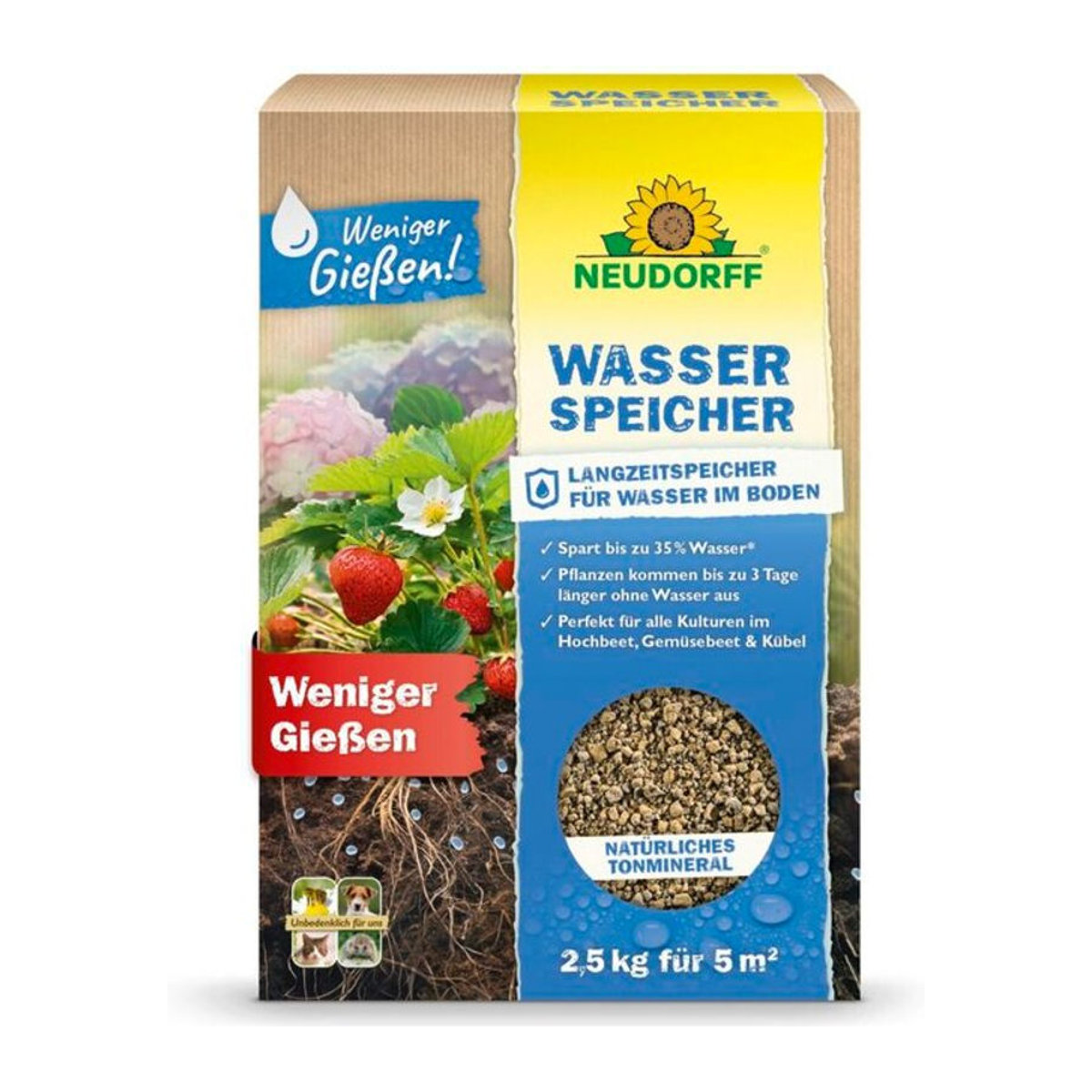 Neudorff 01399 Wasserspeicher aus Ton 2,5 kg - Bild 2