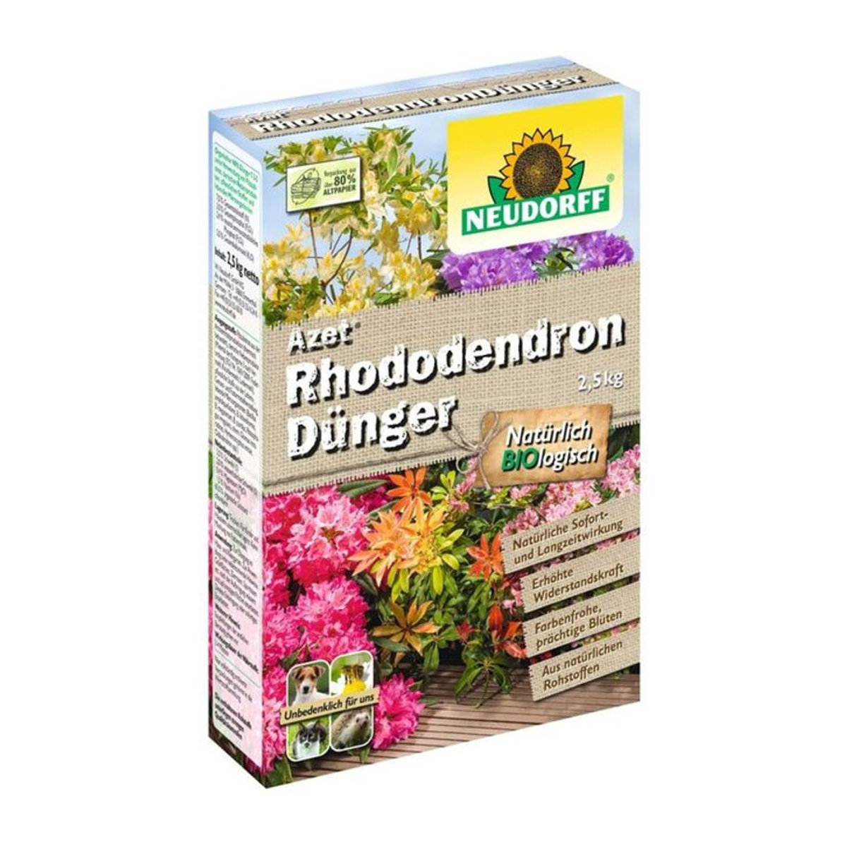 Neudorff Azet Rhododendron Dünger 2,5 kg - Bild 1