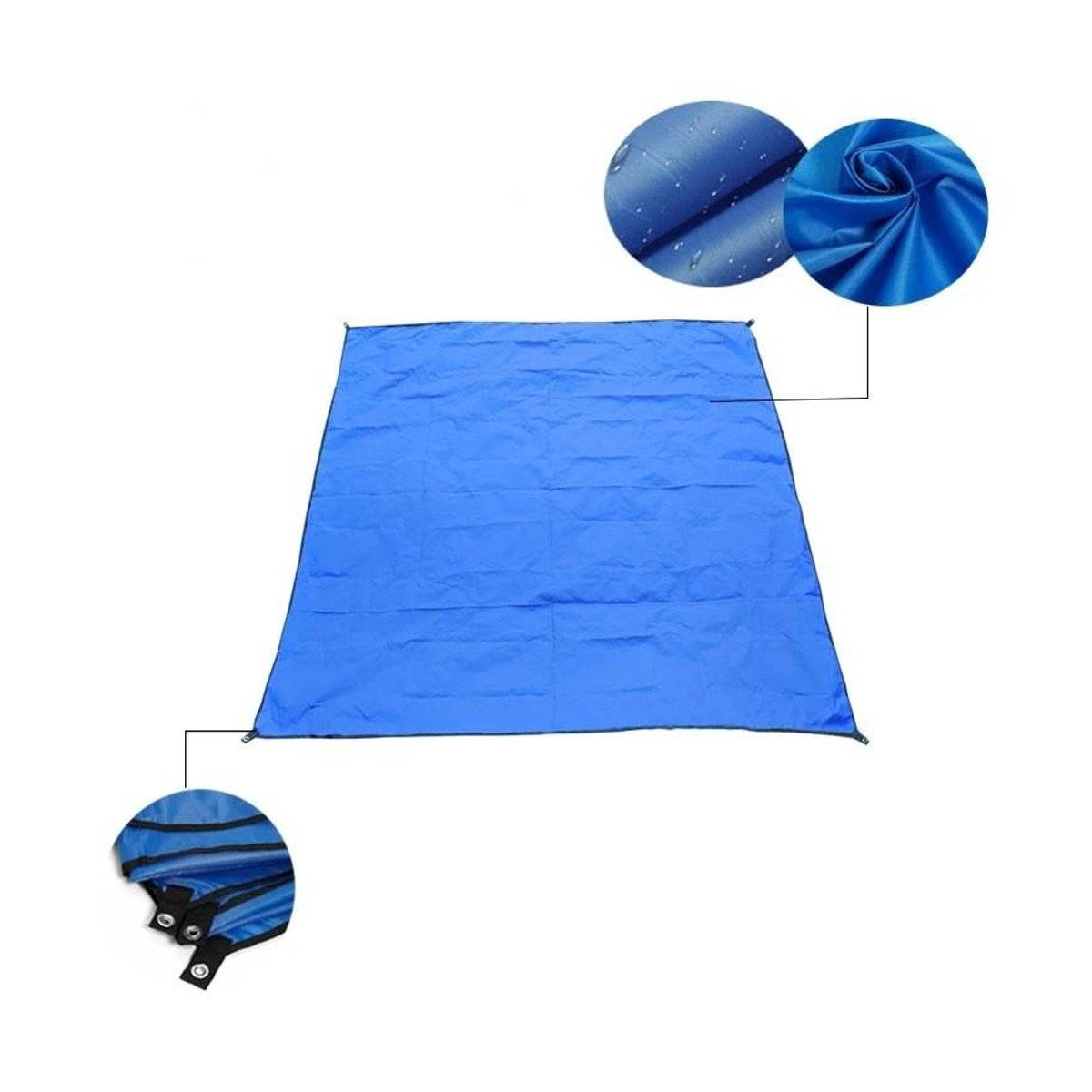 Neuestes Gear Ultraleicht Tarp aus 210T Oxford als Sonnenschutz und Zeltunterlage B/B: 140 x 150 cm - Bild 1