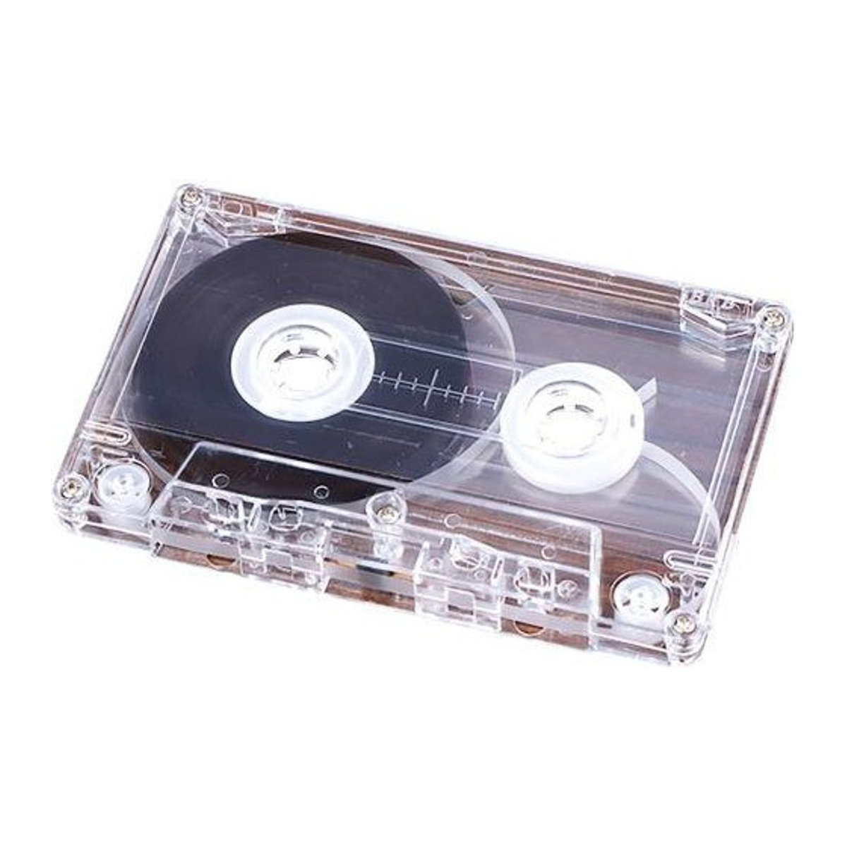 Neworld Life Audiokassette Transparent mit 90 Minuten Aufnahmezeit für Musik und Sprachaufzeichnungen - Bild 1