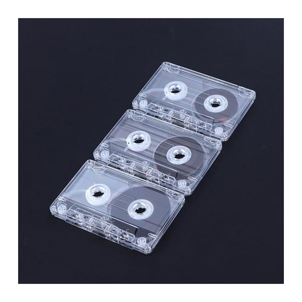 Neworld Life Audiokassette Transparent mit 90 Minuten Aufnahmezeit für Musik und Sprachaufzeichnungen - Bild 5