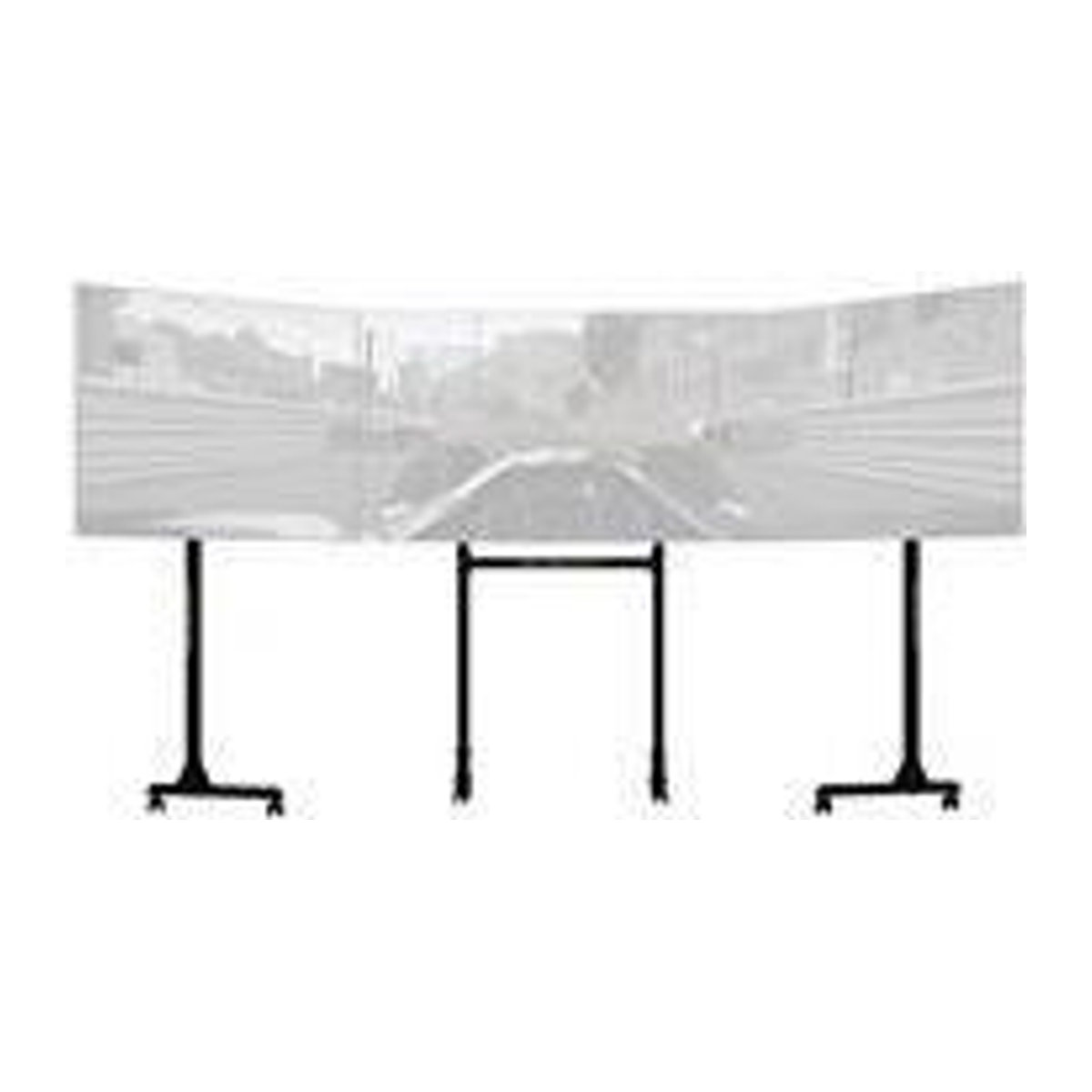 Next Level Racing Triple Monitor Stand Bodenständer für 3 LCD- oder Plasma-Bildschirme 32-65 Zoll Schwarz NLR-A010 - Bild 1