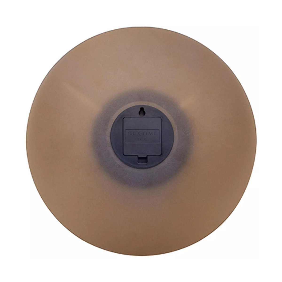 Nextime Wanduhr aus Glas, analog und geräuschlos, rund, braun, Durchmesser: 40 cm - Bild 3