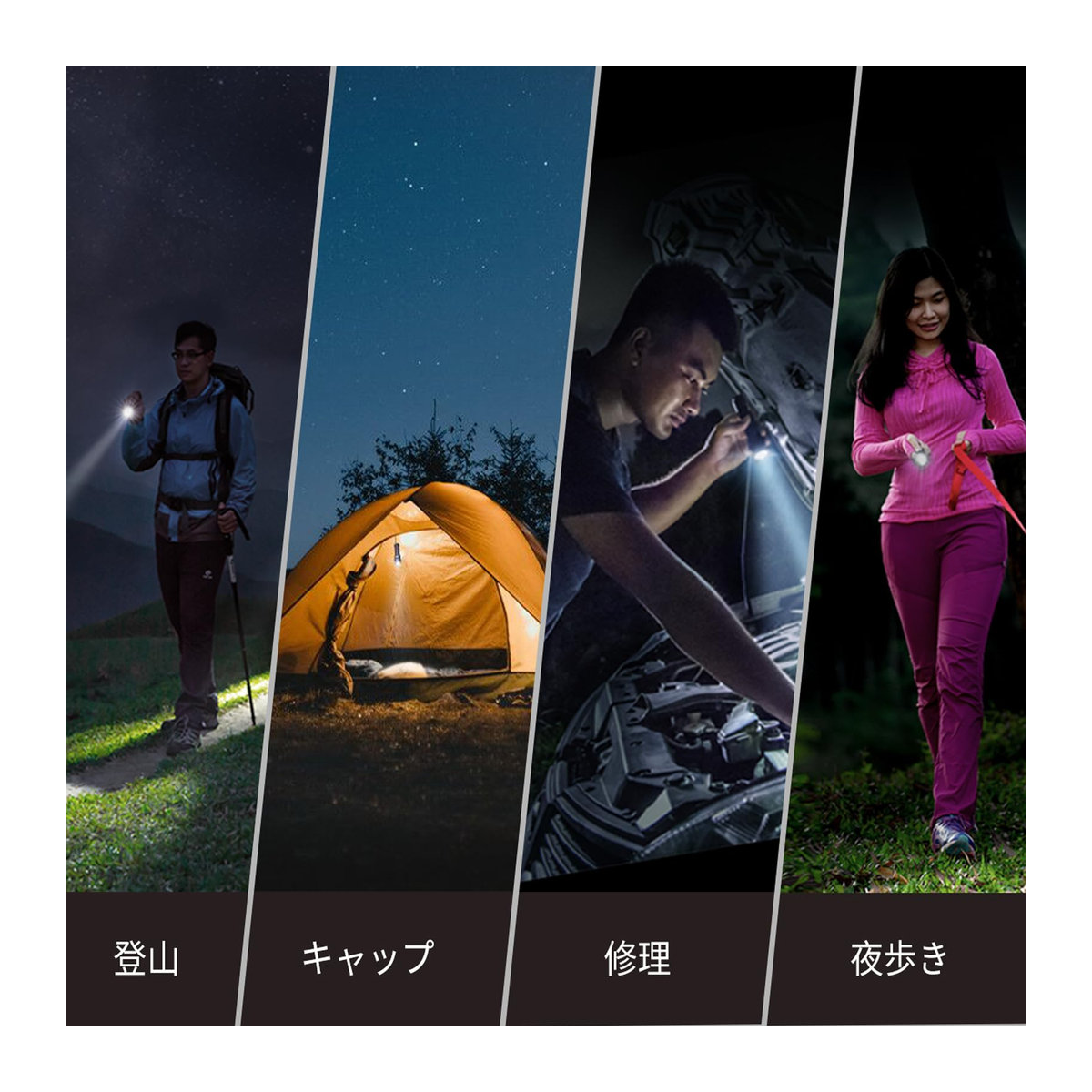 NEXTORCH ED20 LED Taschenlampe mit 2200 Lumen und 4 Modi, IPX7 wasserdicht, kompakt für Notfälle und Wandern - Bild 4