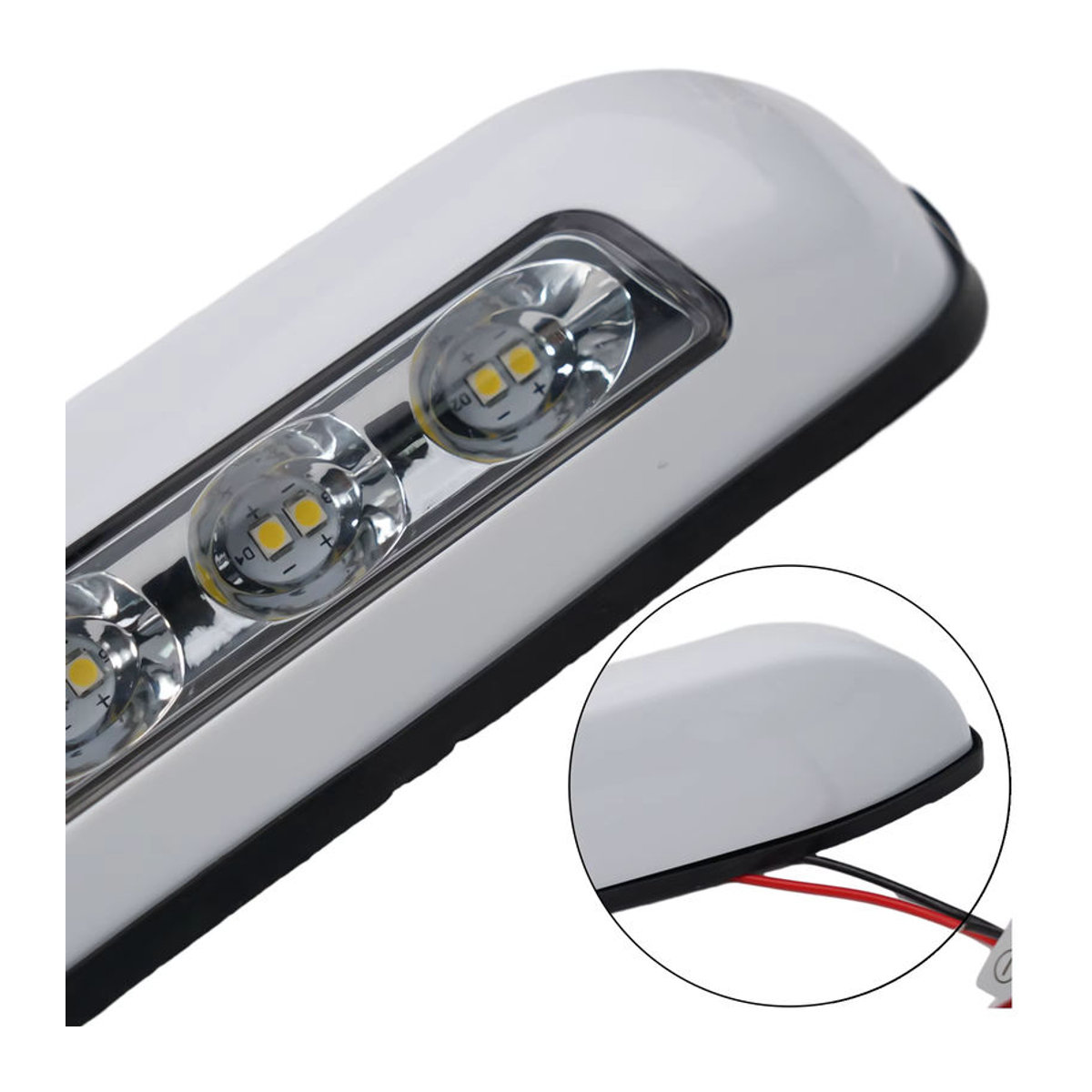NIGHTKIST LED Wandleuchte für Wohnmobil und Caravan, wasserdichte Markisenbeleuchtung in Weiß, minimalistisches Design, 12V - Bild 4