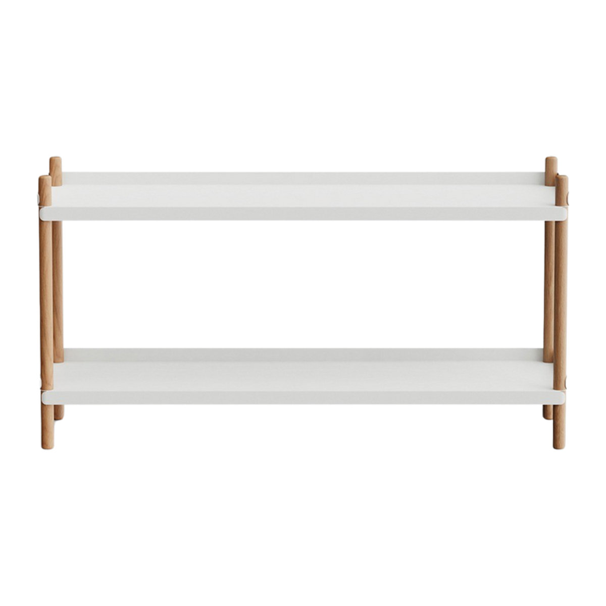 NINE Bolt Regal aus Holz in Eiche, modern und minimalistisch, B/T/H: 100 x 53 x 15 cm - Bild 1