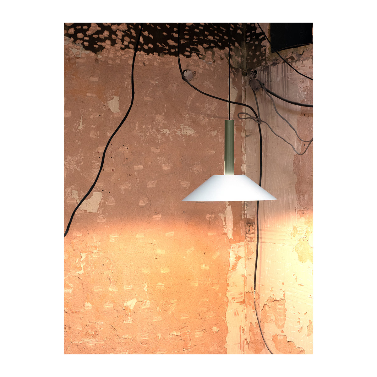NINE Hook Pendelleuchte modern und minimalistisch in Grün oder Weiß - Bild 2