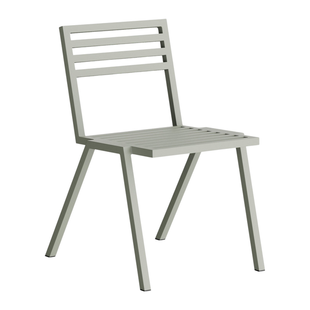 NINE Outdoors Stuhl Grau Modern Minimalistisch Stapelbar - Bild 1