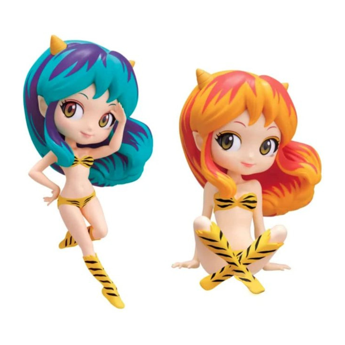 Nippon Collectibles Urusei Yatsura Anime Q posket Set mit 2 Figuren - Bild 1