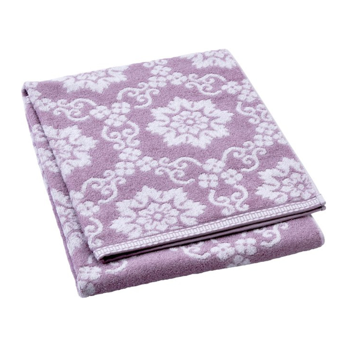 Nishikawa Imabari Badetuch aus 100% Baumwolle in Lavendel, B/H: 60 x 120 cm - Bild 1