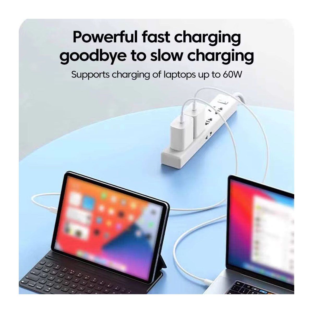 NNBILI 3er Set Universal 120W 10A PD Dual Typ C Schnellladegerät und Datenkabel in Weiß für iPhone 15 16 Samsung und HUAWEI - Bild 2