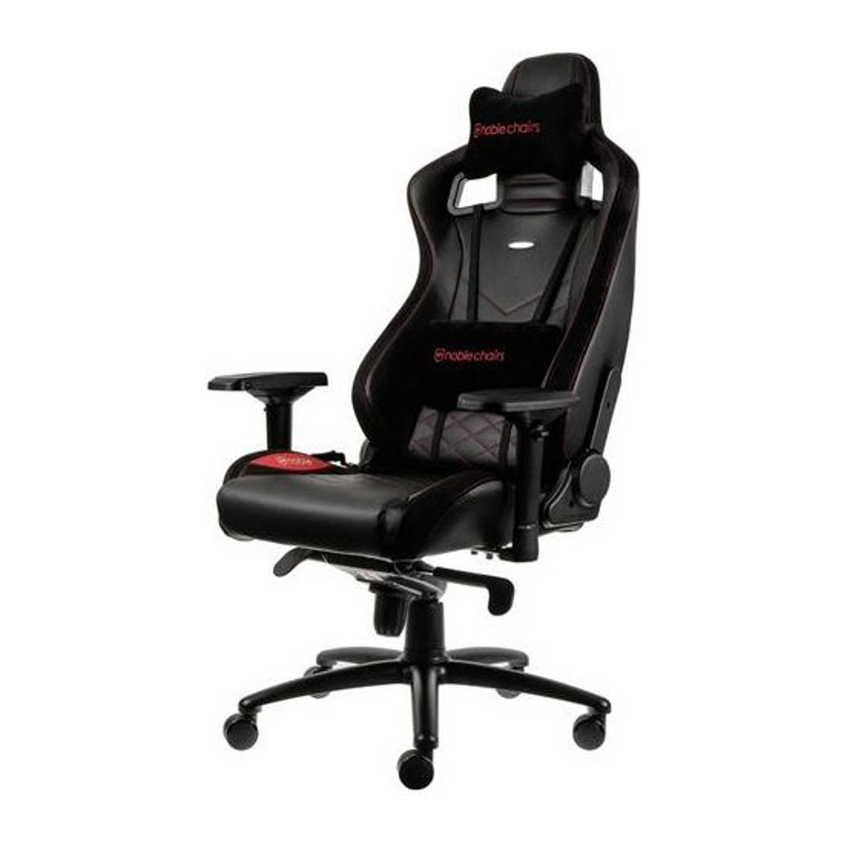 Noblechairs EPIC Gaming Stuhl aus Kunstleder in Schwarz/Rot - Bild 1