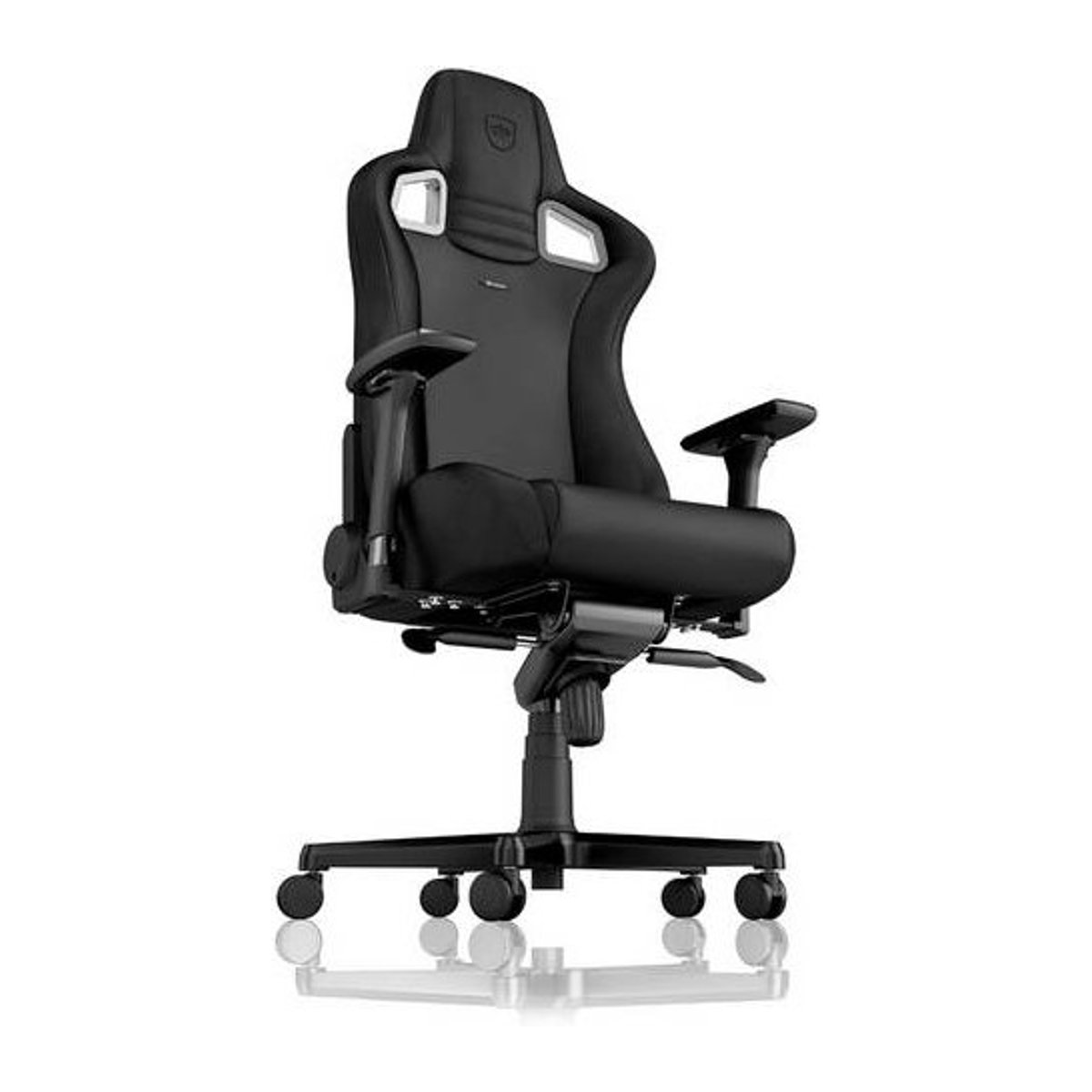 Noblechairs EPIC Gaming Stuhl Black Edition in Schwarz aus Kunstleder - Bild 1