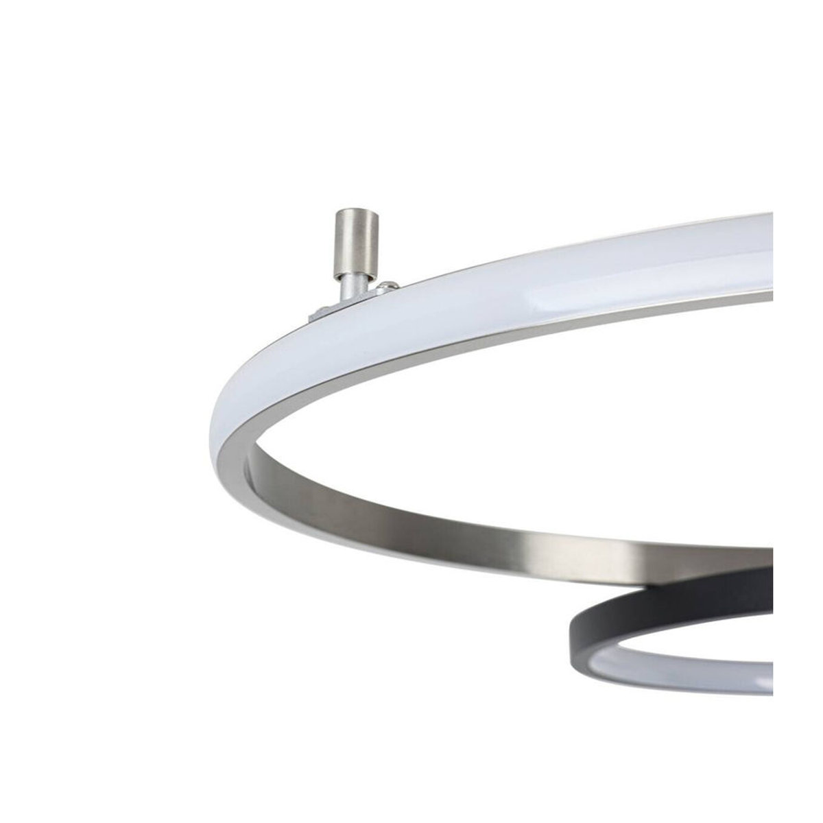 Nolo LED-Deckenleuchte in Schwarz aus Aluminium, modern und minimalistisch, B/H/L: 64 x 11 x 80 cm - Bild 1