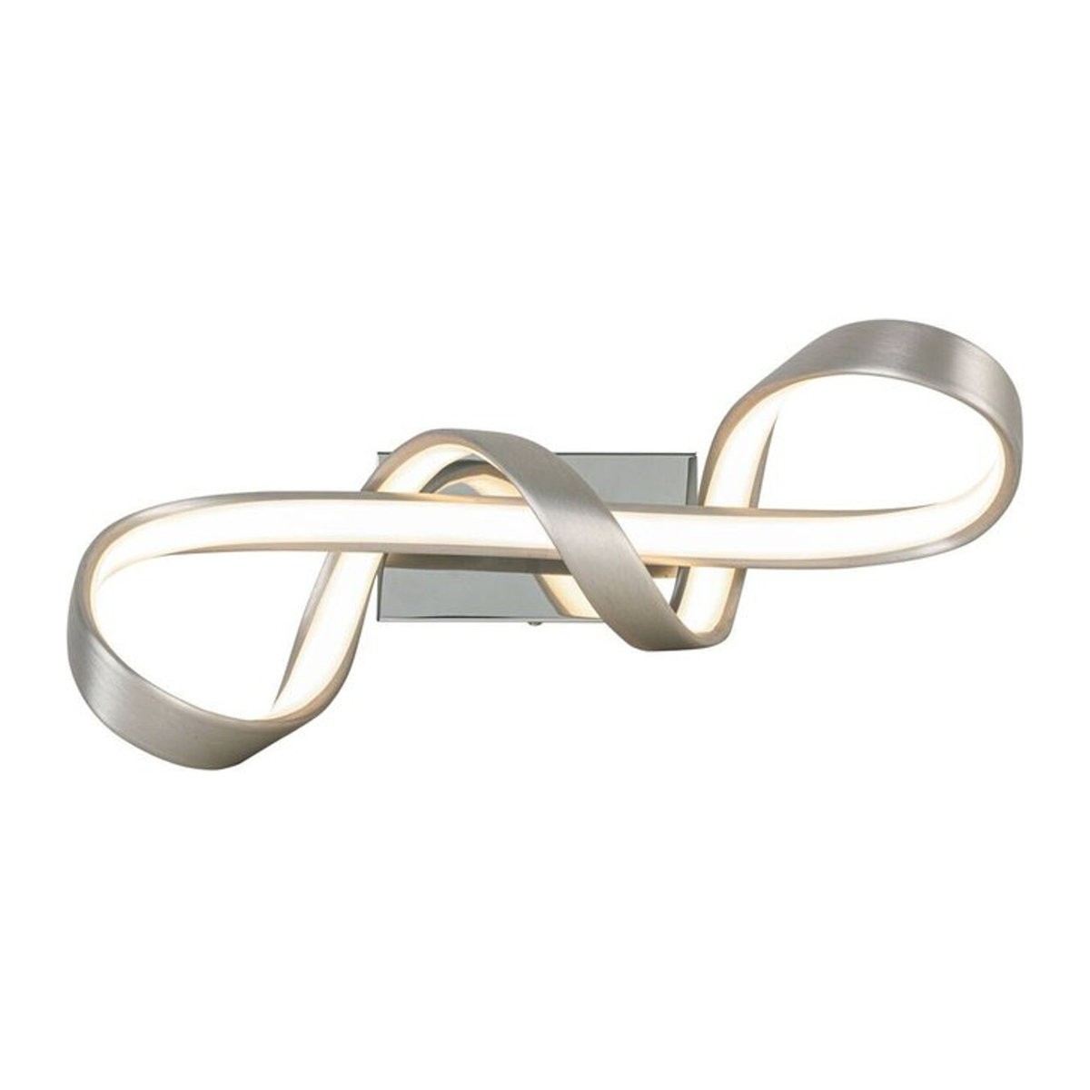 Nolo LED Deckenleuchte Jonathan Modern Chrom Metall und Kunststoff B/H/L: 12 x 16 x 40 cm - Bild 1